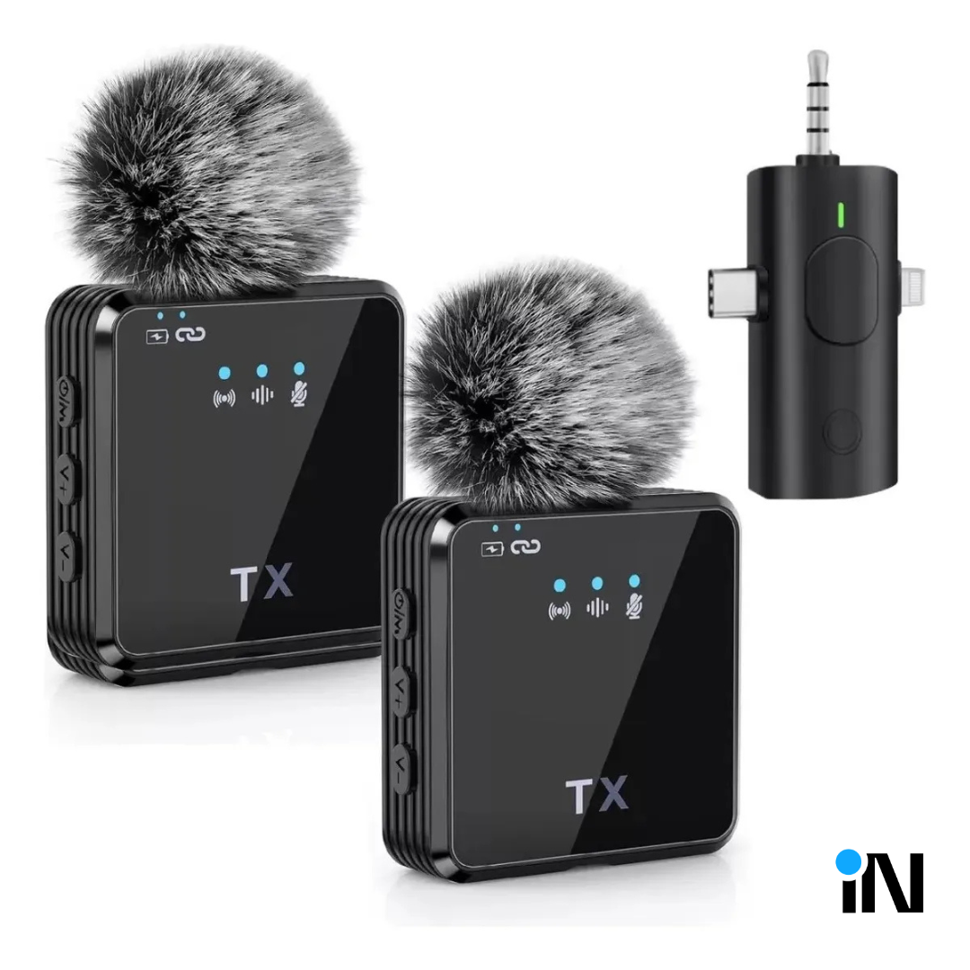 MICROFONO INALAMBRICO WIRELESS F-11 3 EN 1