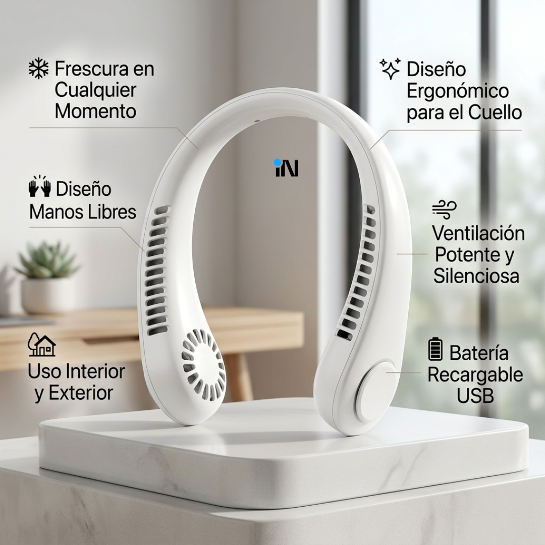 ABANICO VENTILADOR PARA CUELLO